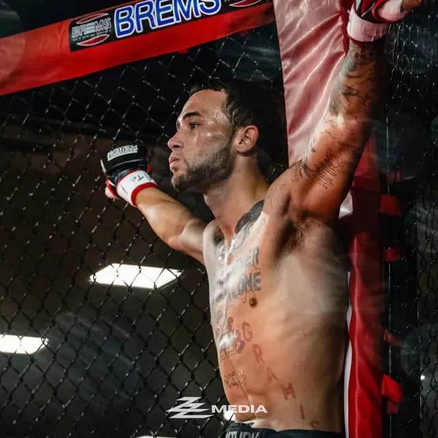 MMA Fighter Portrait - content photography